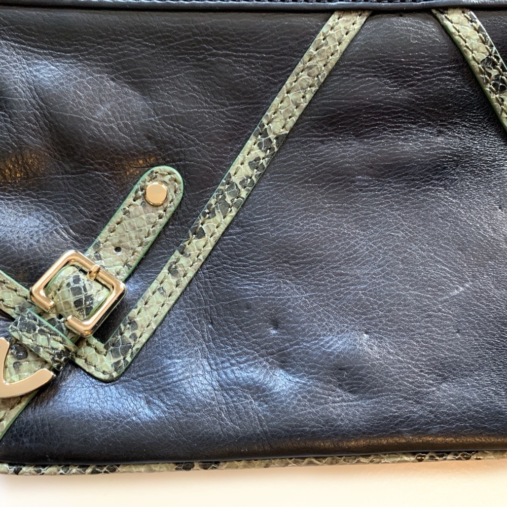 Rebecca Minkoff Maria Convertible Python Clutch - image 3